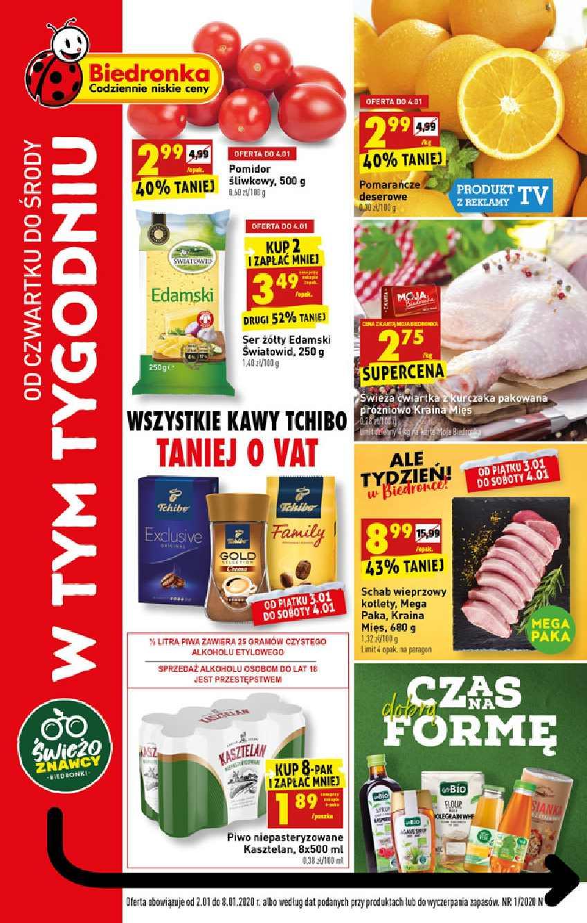 Gazetka promocyjna Biedronka str. 1