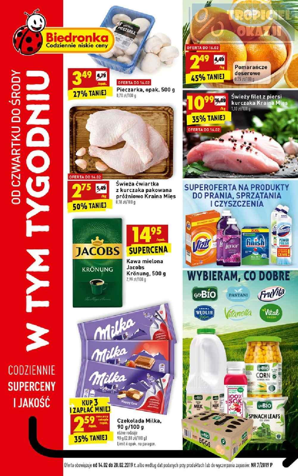 Gazetka promocyjna Biedronka str. 1