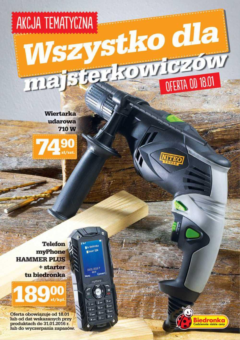 Gazetka promocyjna Biedronka str. 1