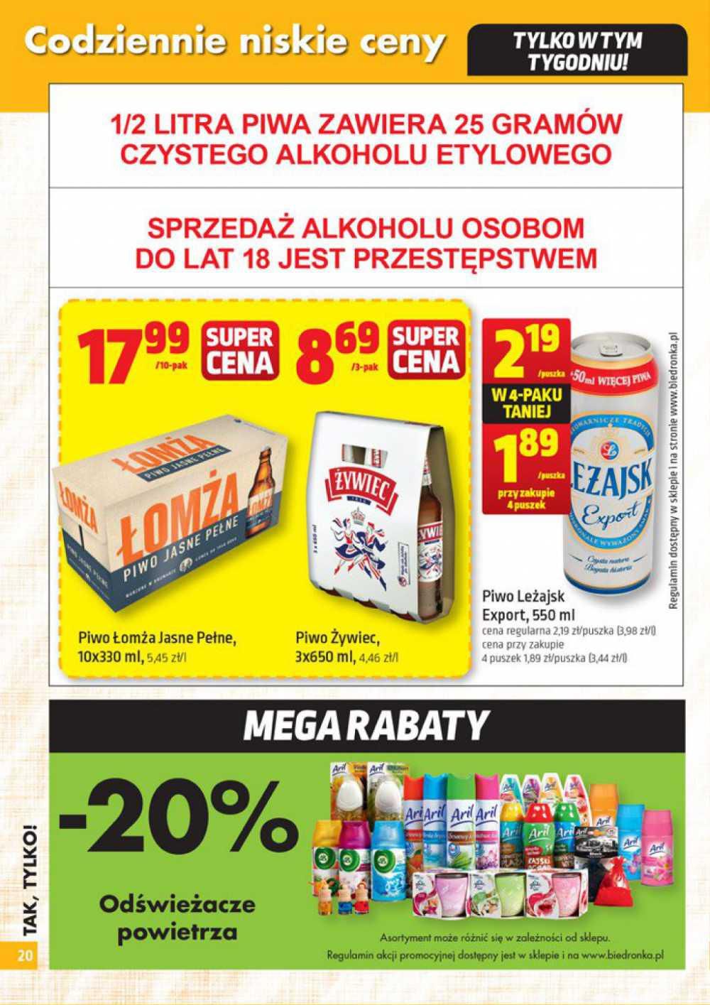 Gazetka promocyjna Biedronka str. 20