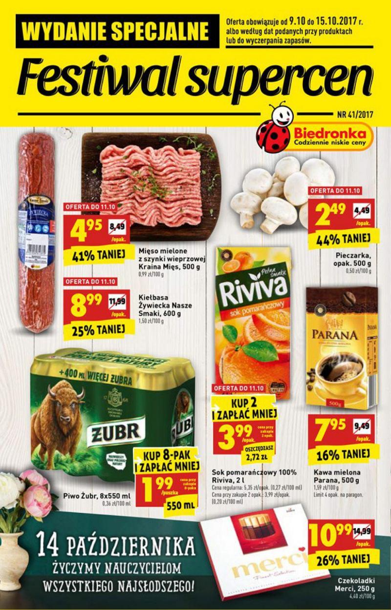 Gazetka promocyjna Biedronka str. 1