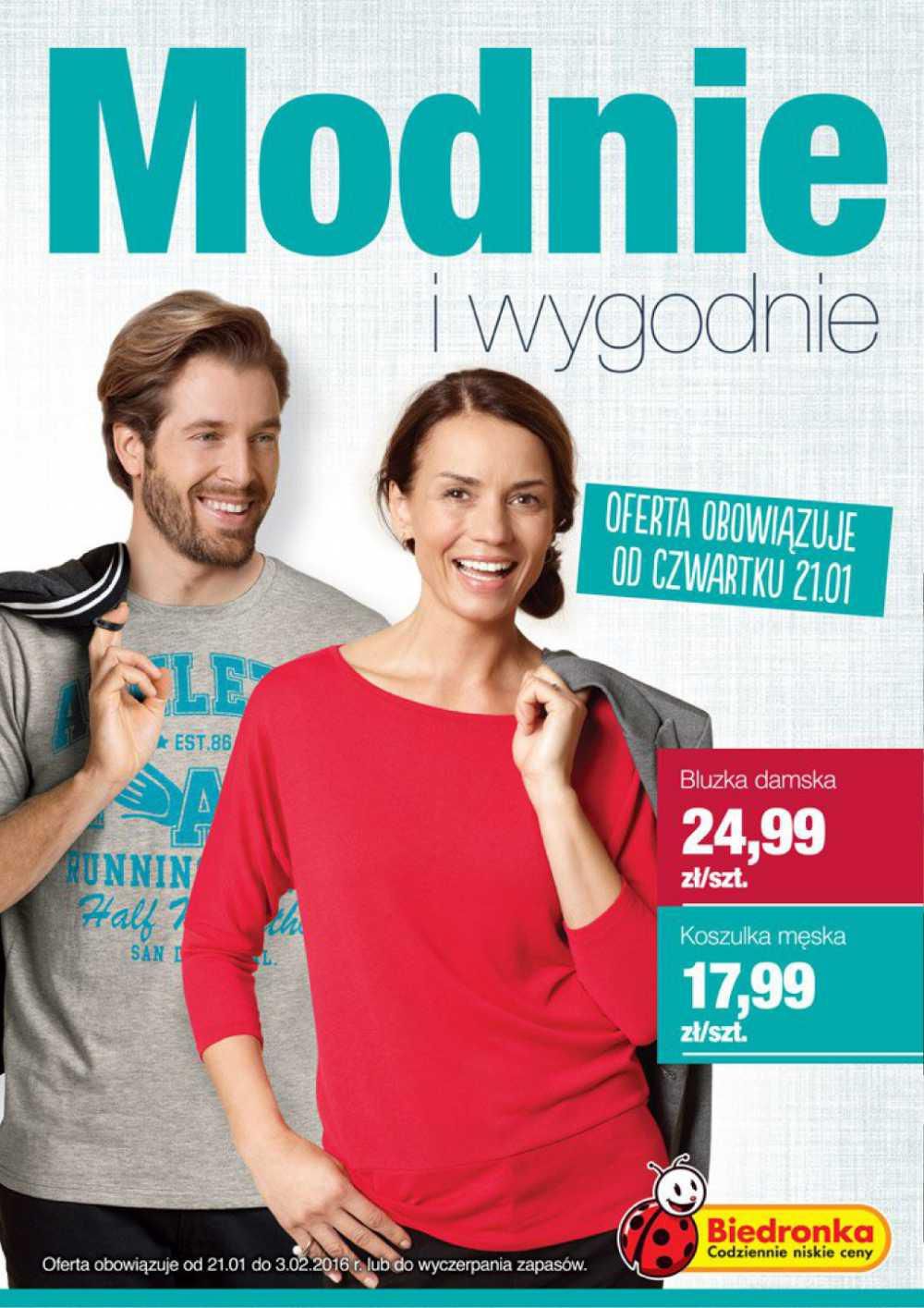 Gazetka promocyjna Biedronka str. 1