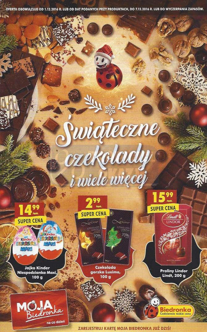 Gazetka promocyjna Biedronka str. 1