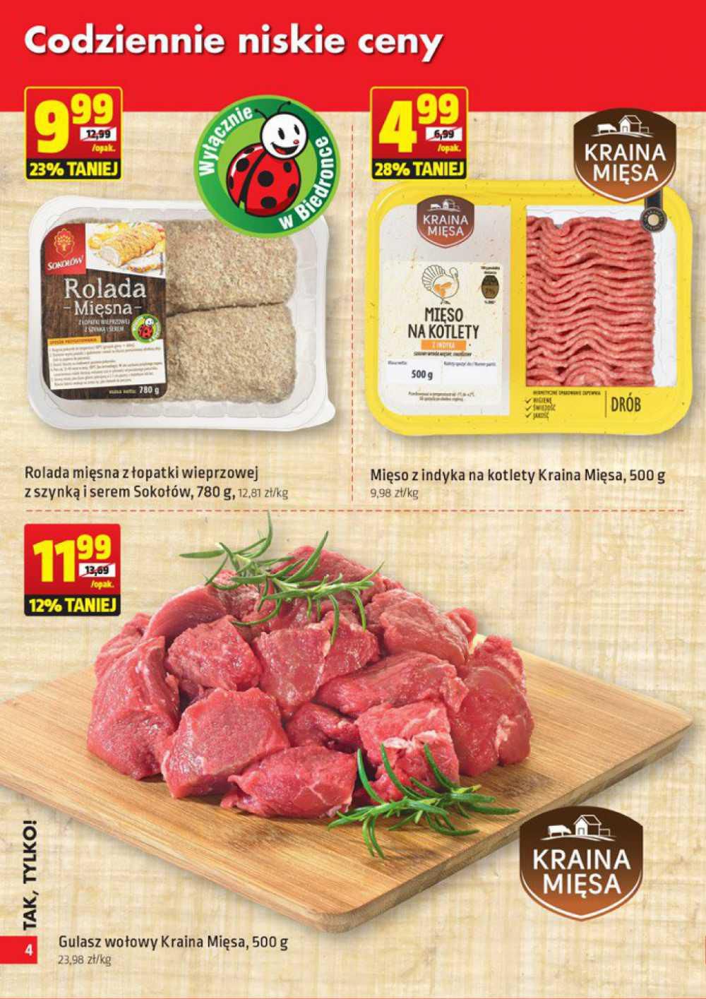 Gazetka promocyjna Biedronka str. 4