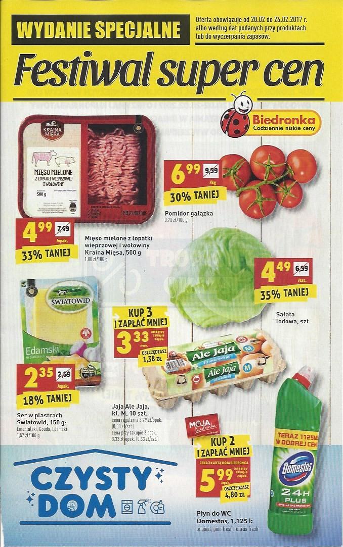 Gazetka promocyjna Biedronka str. 1