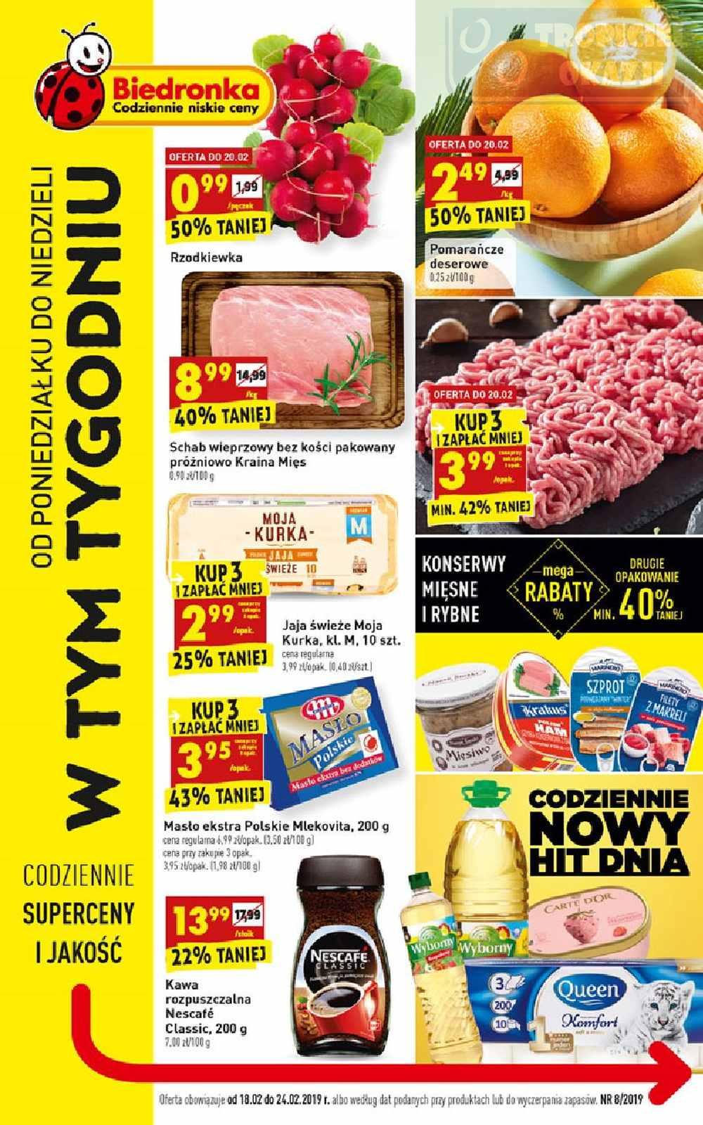 Gazetka promocyjna Biedronka str. 1