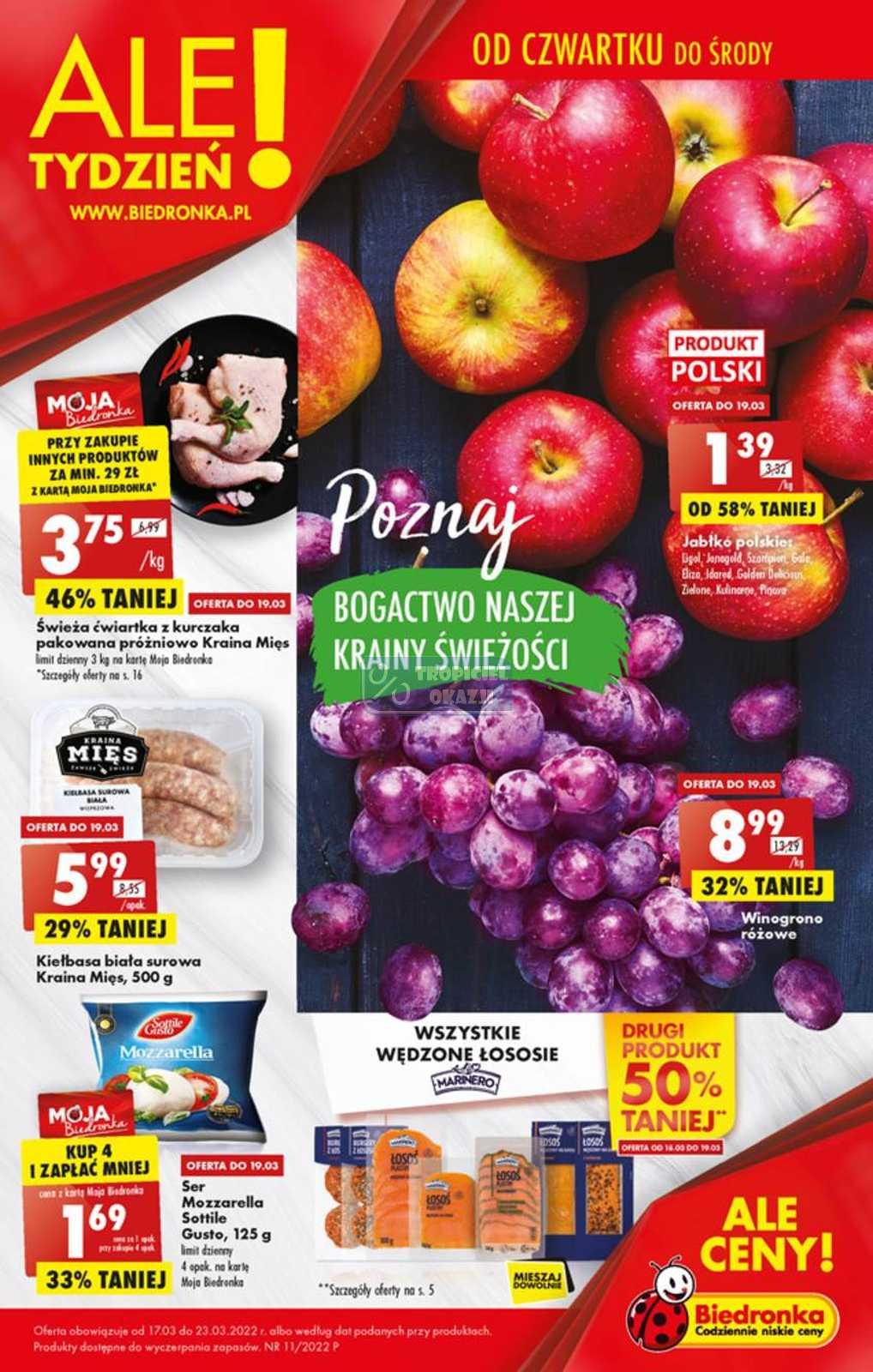 Gazetka promocyjna Biedronka str. 1