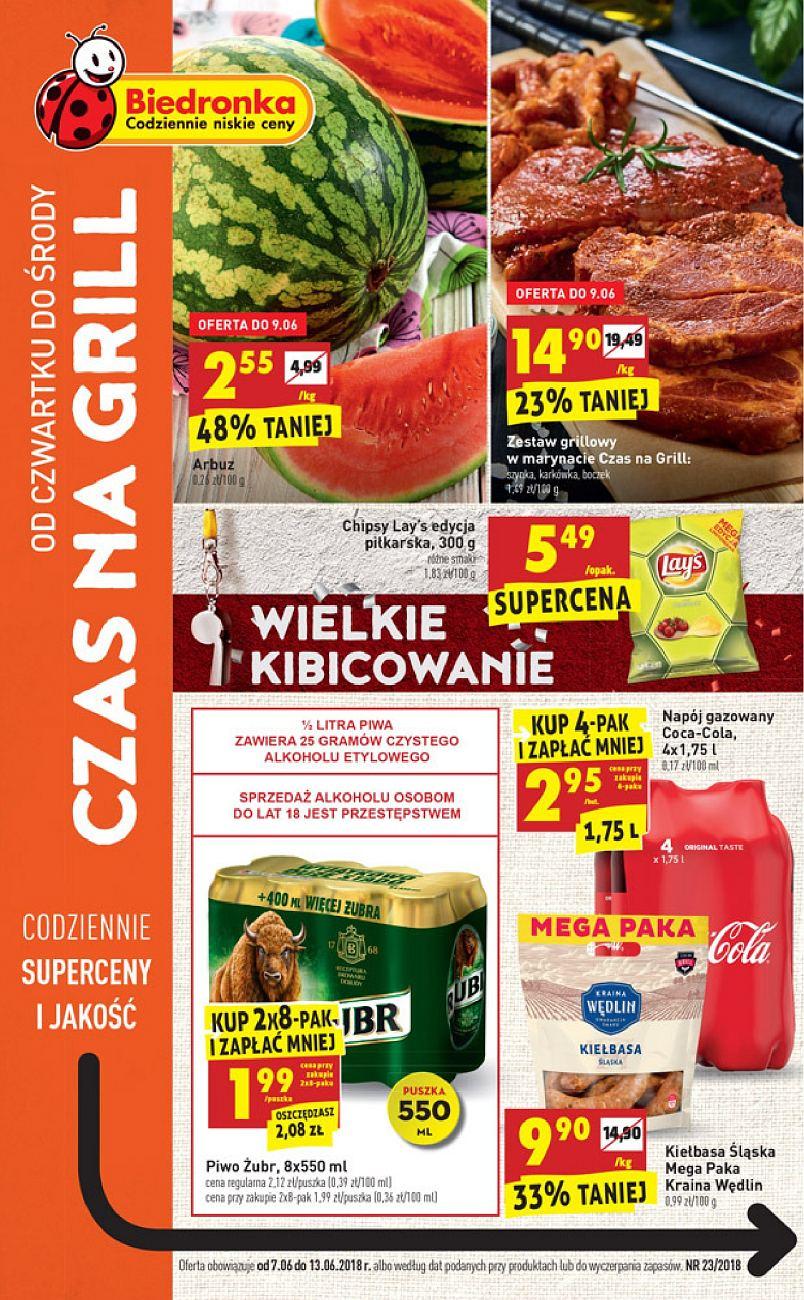 Gazetka promocyjna Biedronka str. 1