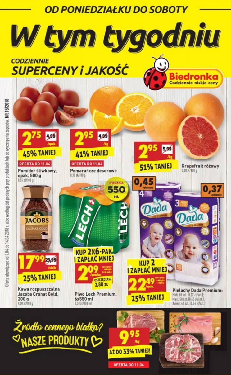 Gazetka promocyjna Biedronka str. 1