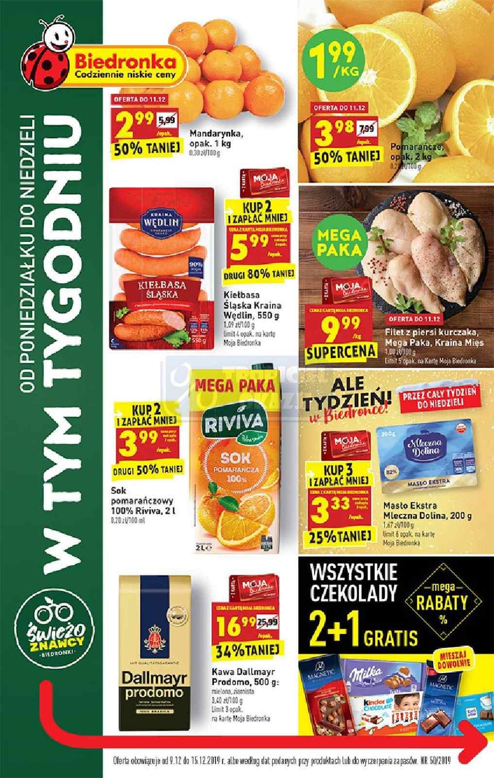 Gazetka promocyjna Biedronka str. 1