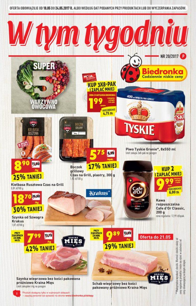 Gazetka promocyjna Biedronka str. 1