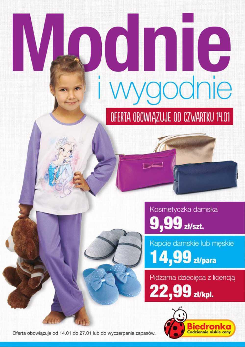 Gazetka promocyjna Biedronka str. 1