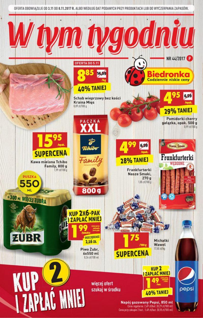Gazetka promocyjna Biedronka str. 1