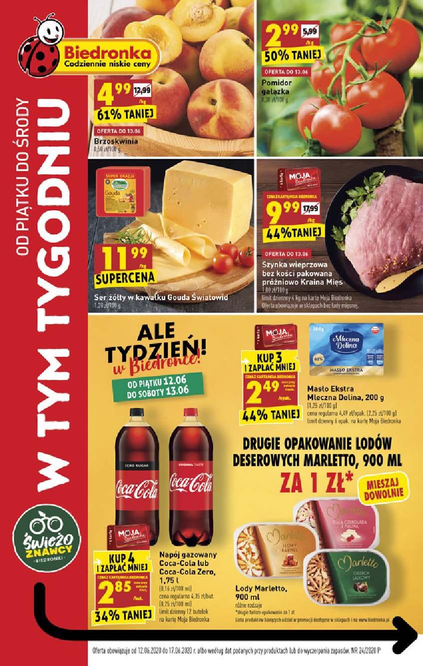 Gazetka promocyjna Biedronka str. 1