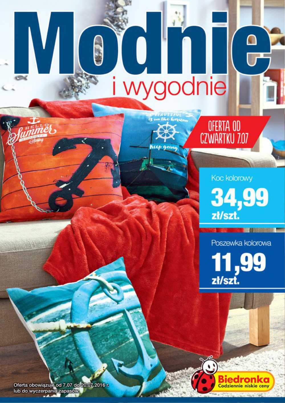 Gazetka promocyjna Biedronka str. 1