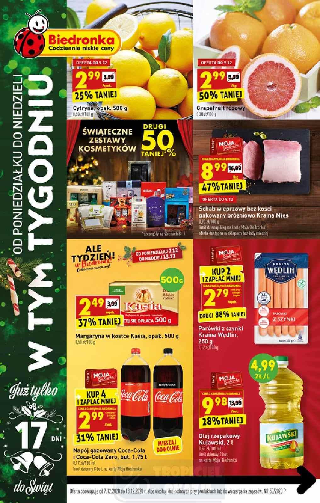 Gazetka promocyjna Biedronka str. 1