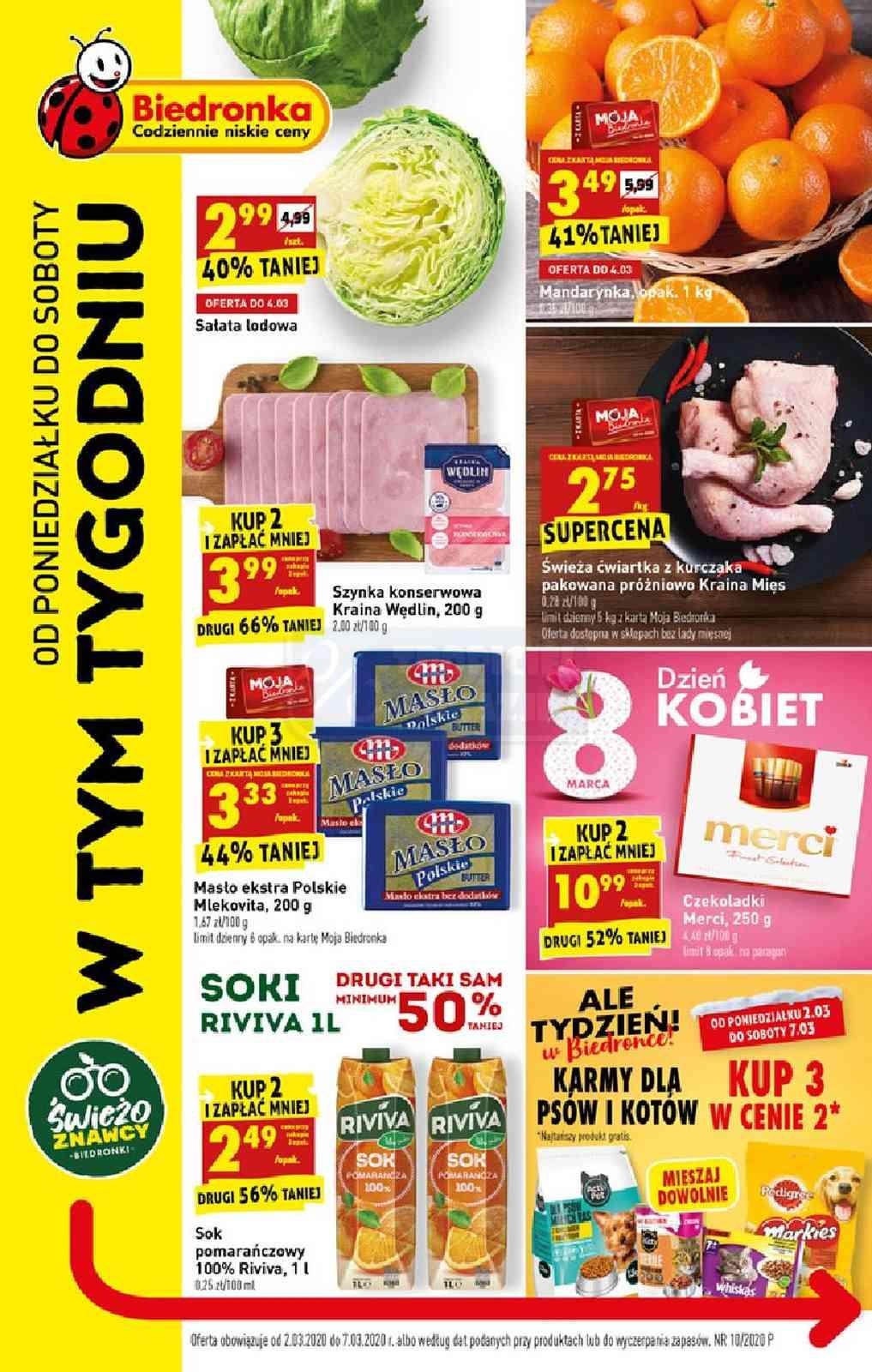 Gazetka promocyjna Biedronka str. 1