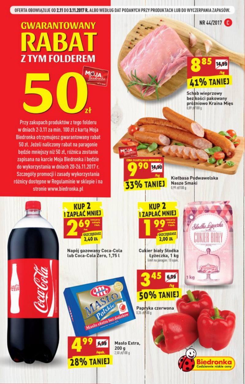 Gazetka promocyjna Biedronka str. 1