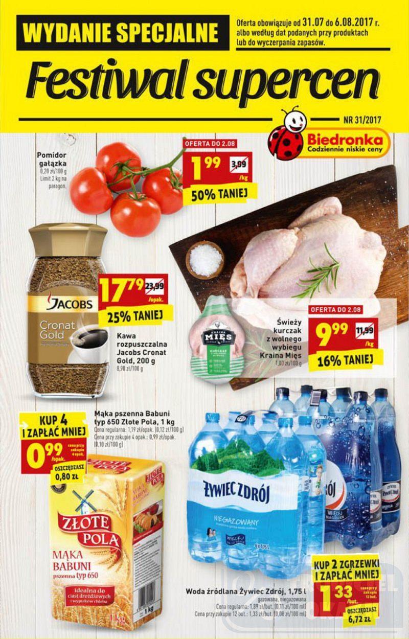 Gazetka promocyjna Biedronka str. 1