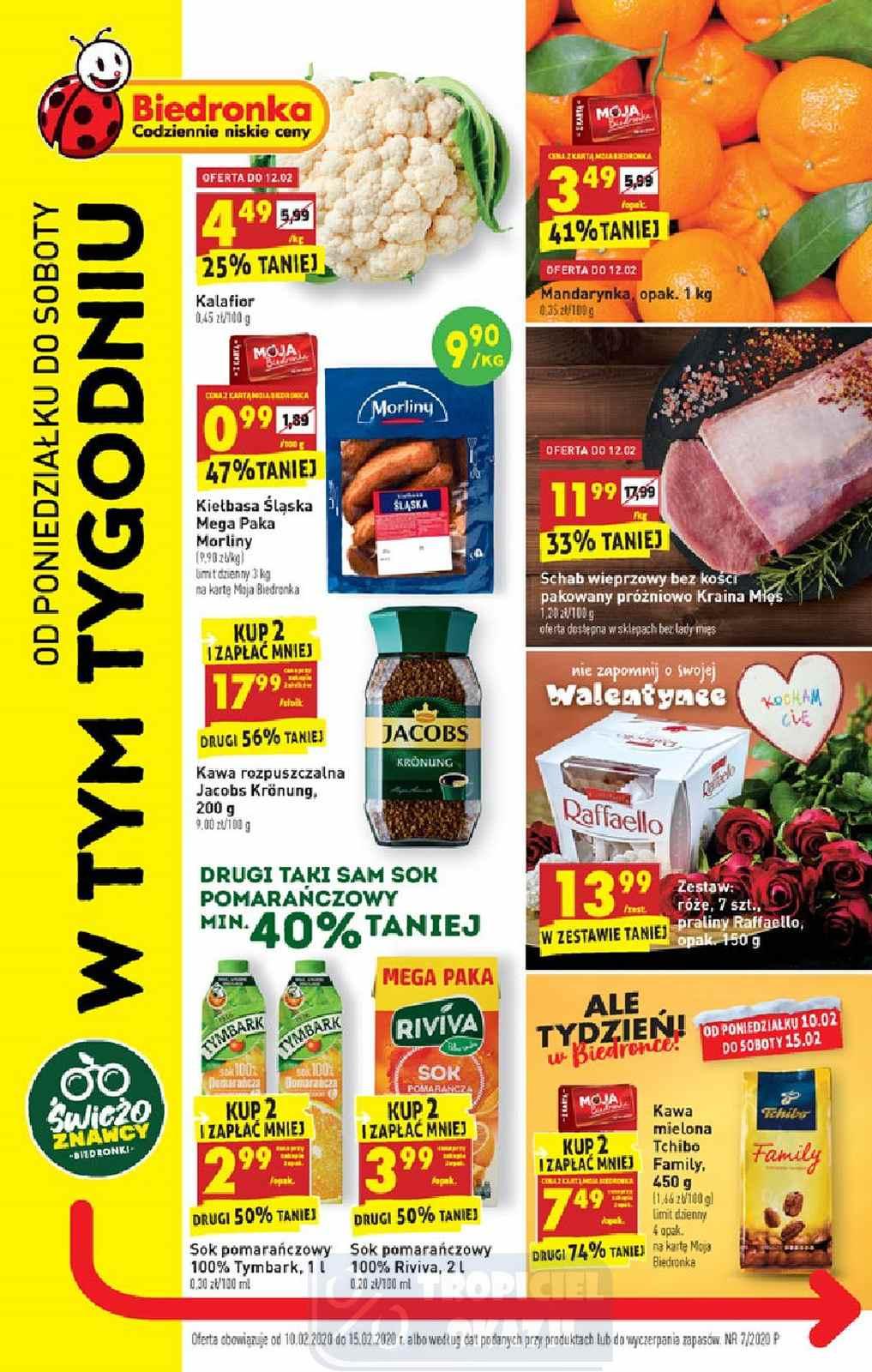 Gazetka promocyjna Biedronka str. 1