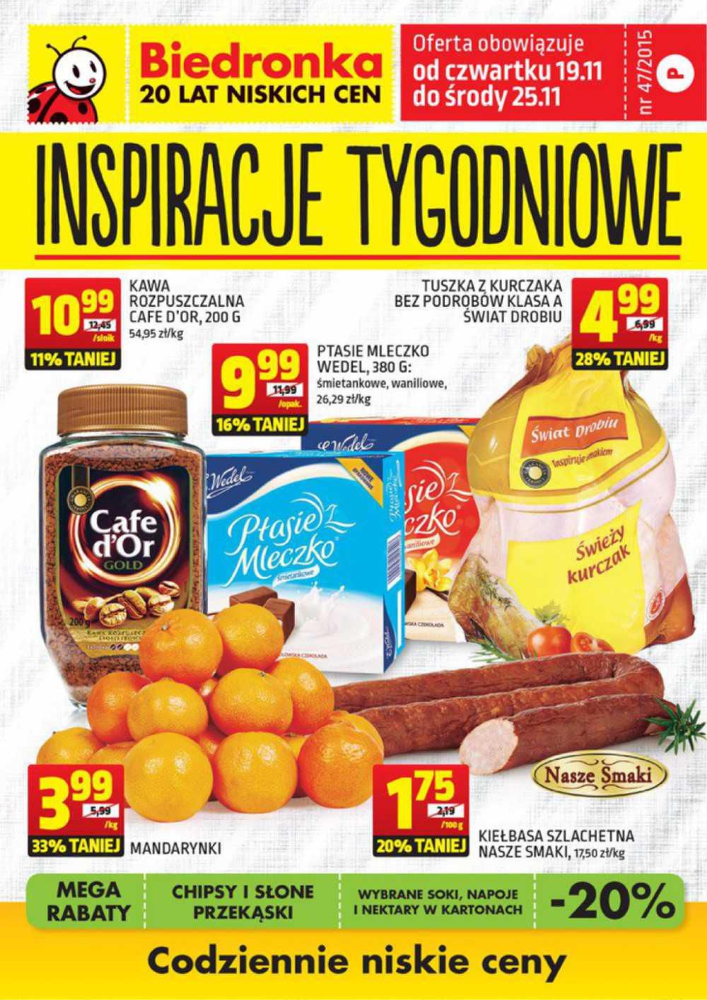 Gazetka promocyjna Biedronka str. 1