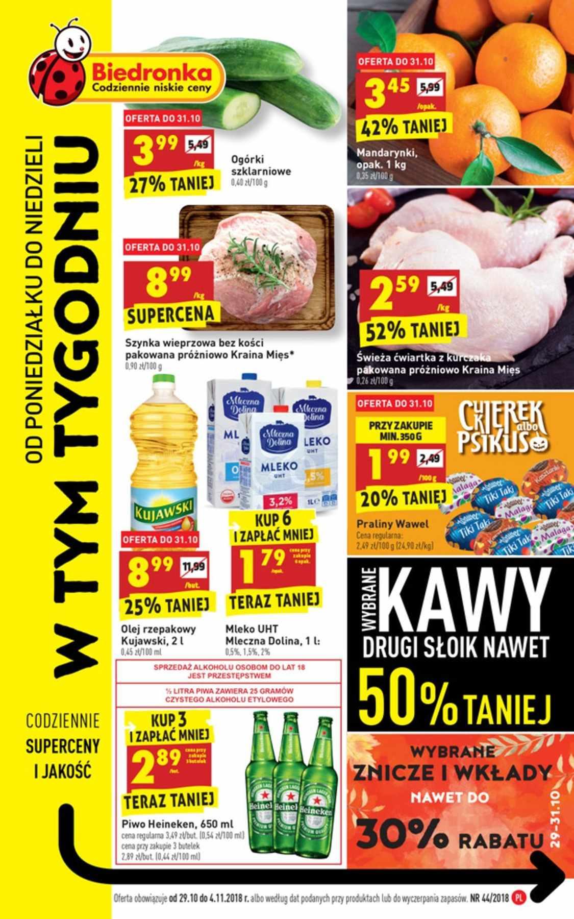 Gazetka promocyjna Biedronka str. 1