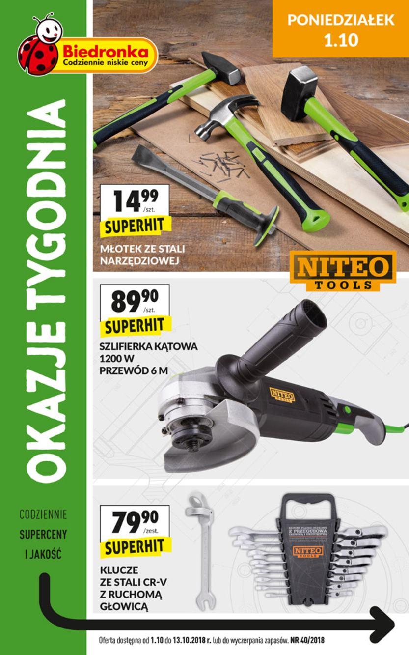 Gazetka promocyjna Biedronka str. 1