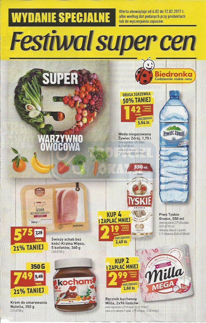 Gazetka promocyjna Biedronka str. 1
