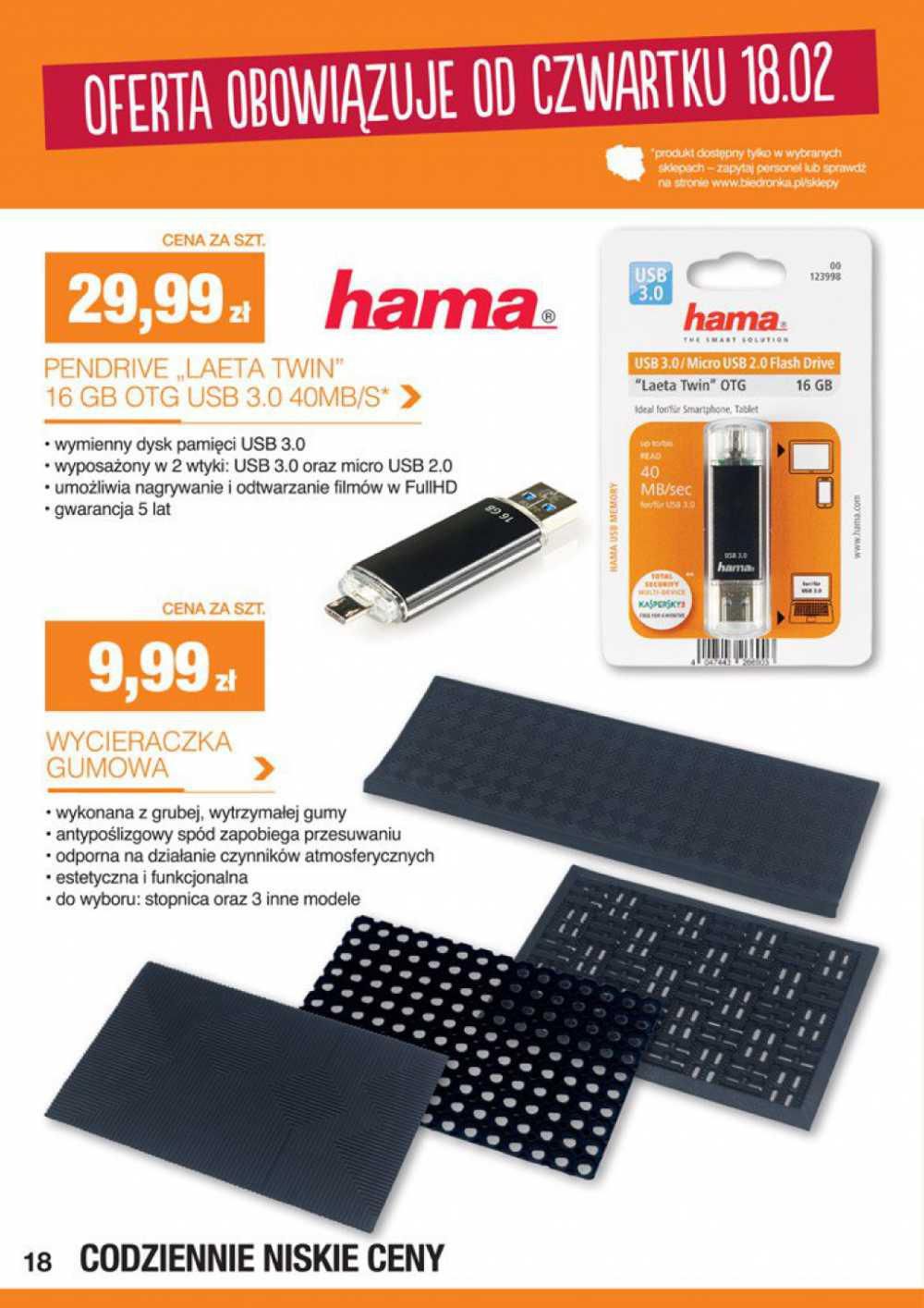 Gazetka promocyjna Biedronka str. 18