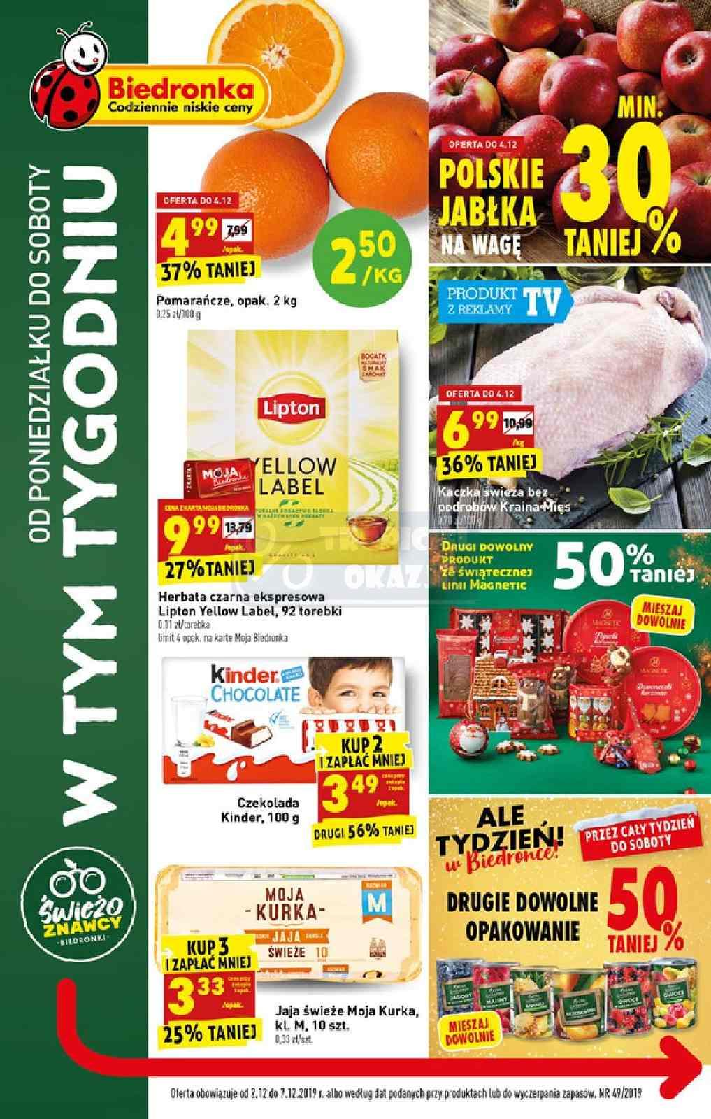 Gazetka promocyjna Biedronka str. 1