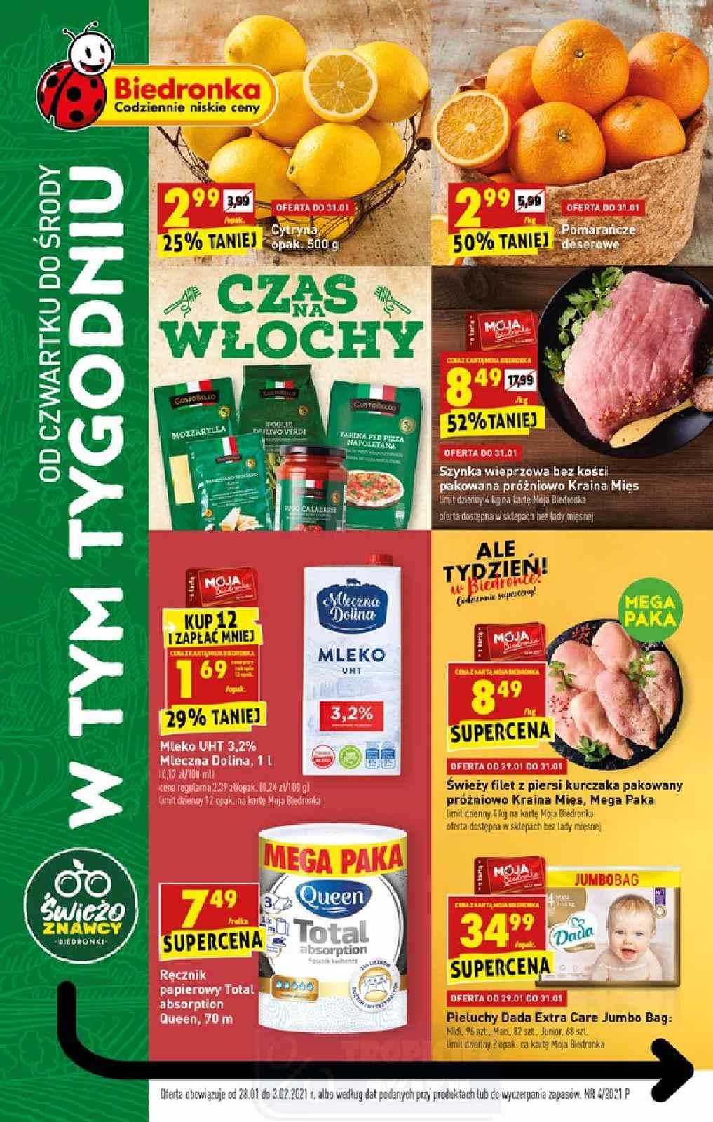 Gazetka promocyjna Biedronka str. 1