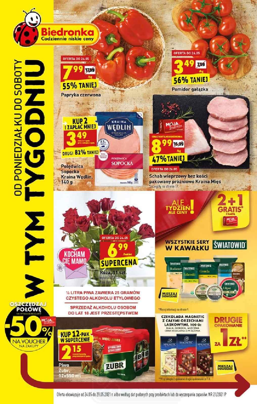 Gazetka promocyjna Biedronka str. 1