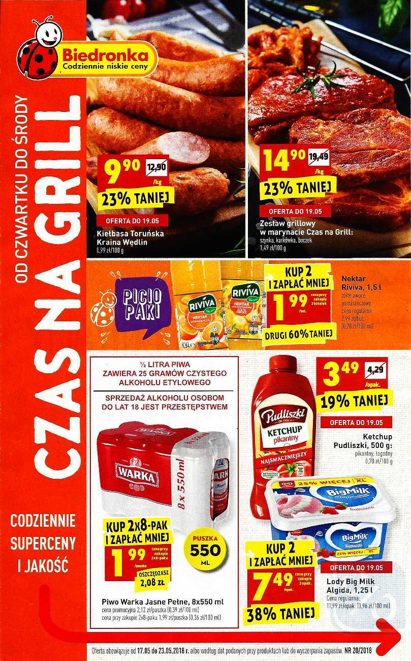 Gazetka promocyjna Biedronka str. 1
