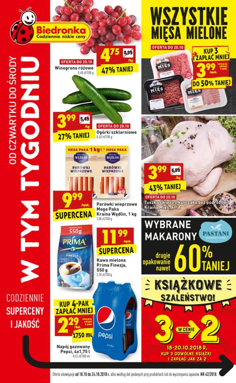 Gazetka promocyjna Biedronka str. 1