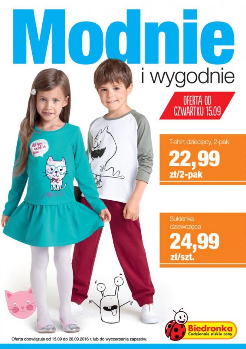 Gazetka promocyjna Biedronka str. 1