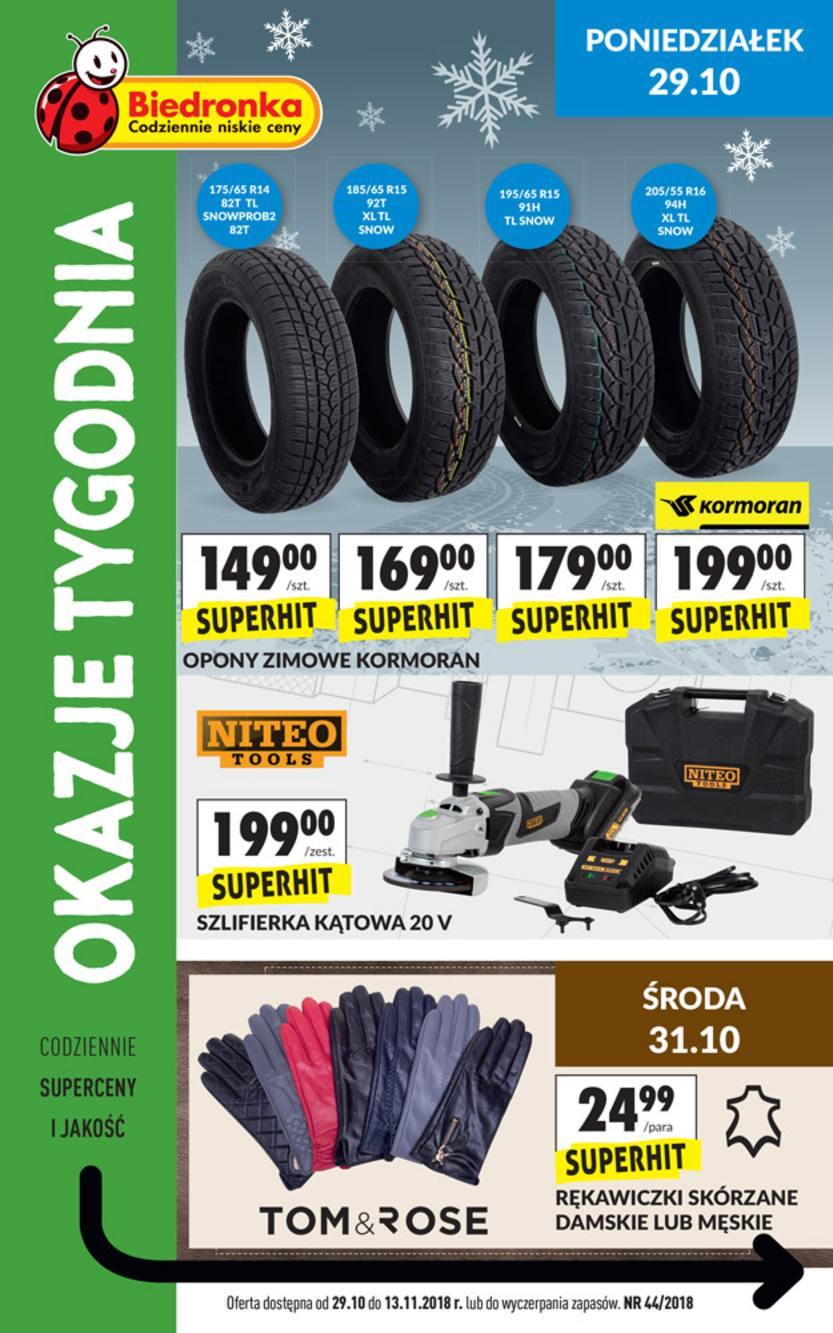 Gazetka promocyjna Biedronka str. 1