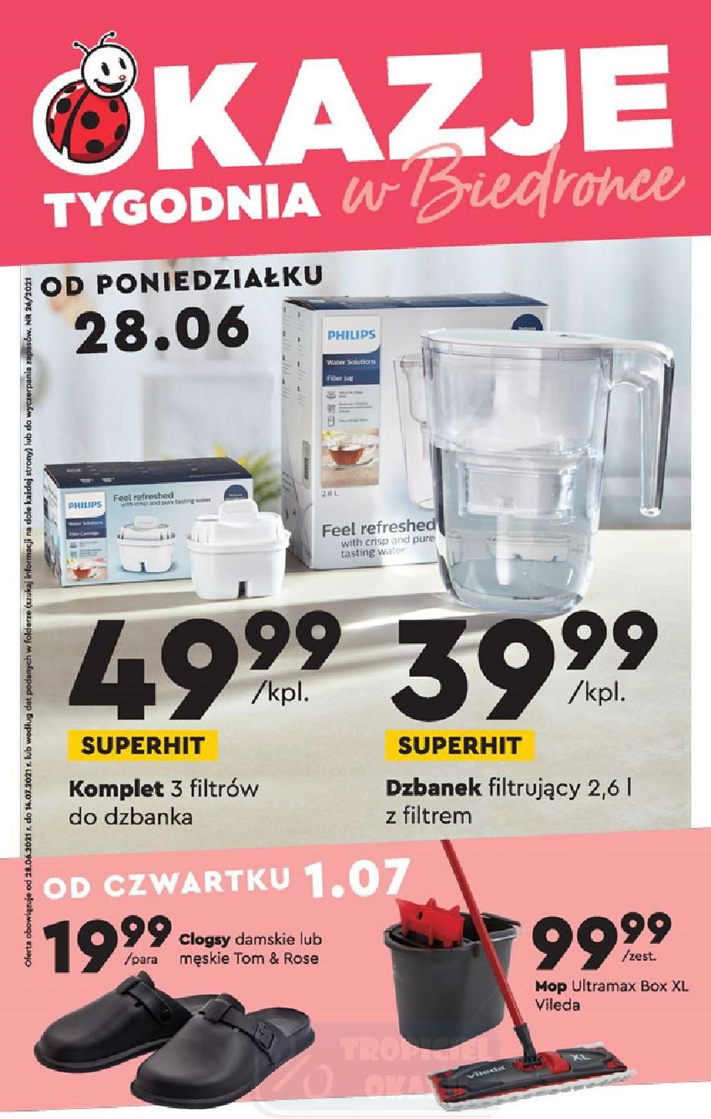 Gazetka promocyjna Biedronka str. 1
