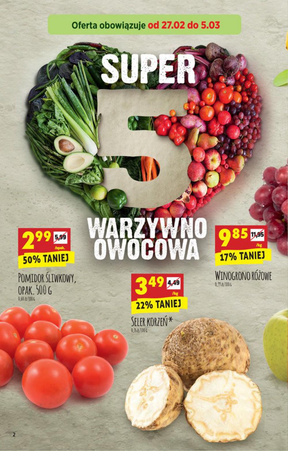 Gazetka promocyjna Biedronka str. 2