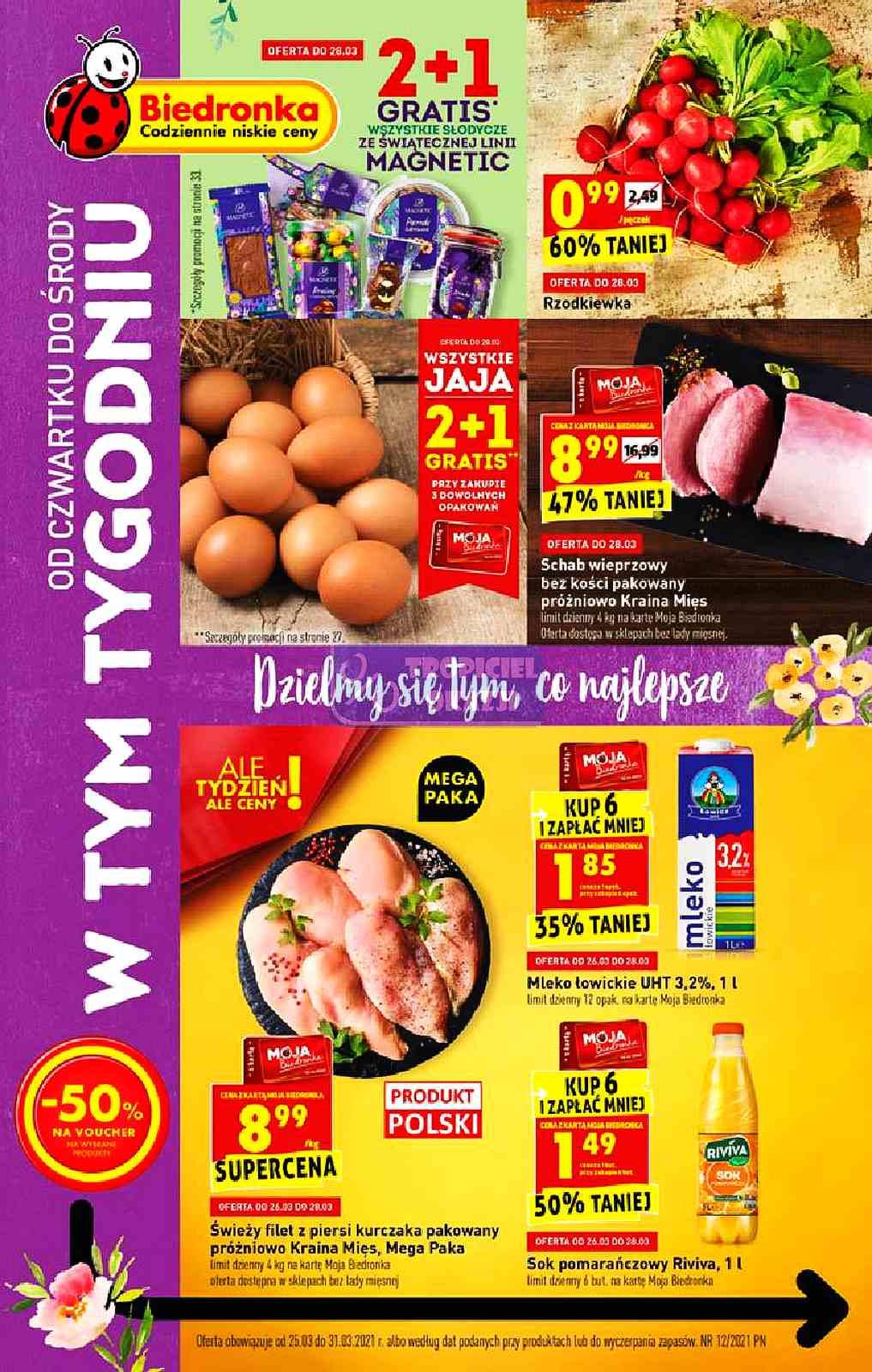 Gazetka promocyjna Biedronka str. 1