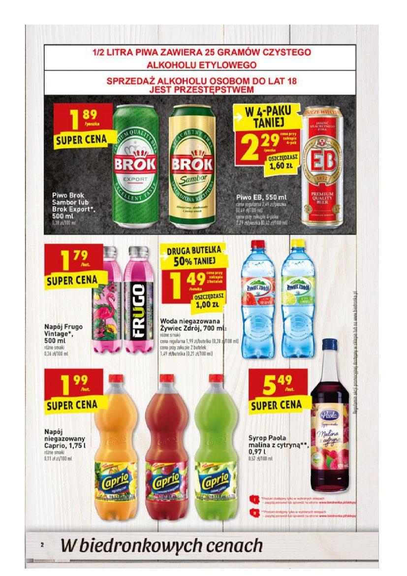 Gazetka promocyjna Biedronka str. 2