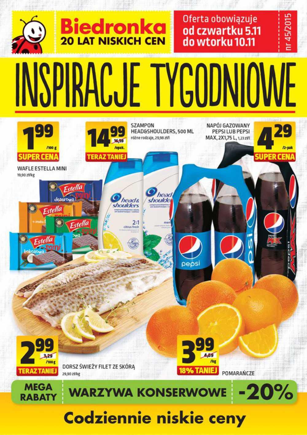 Gazetka promocyjna Biedronka str. 1