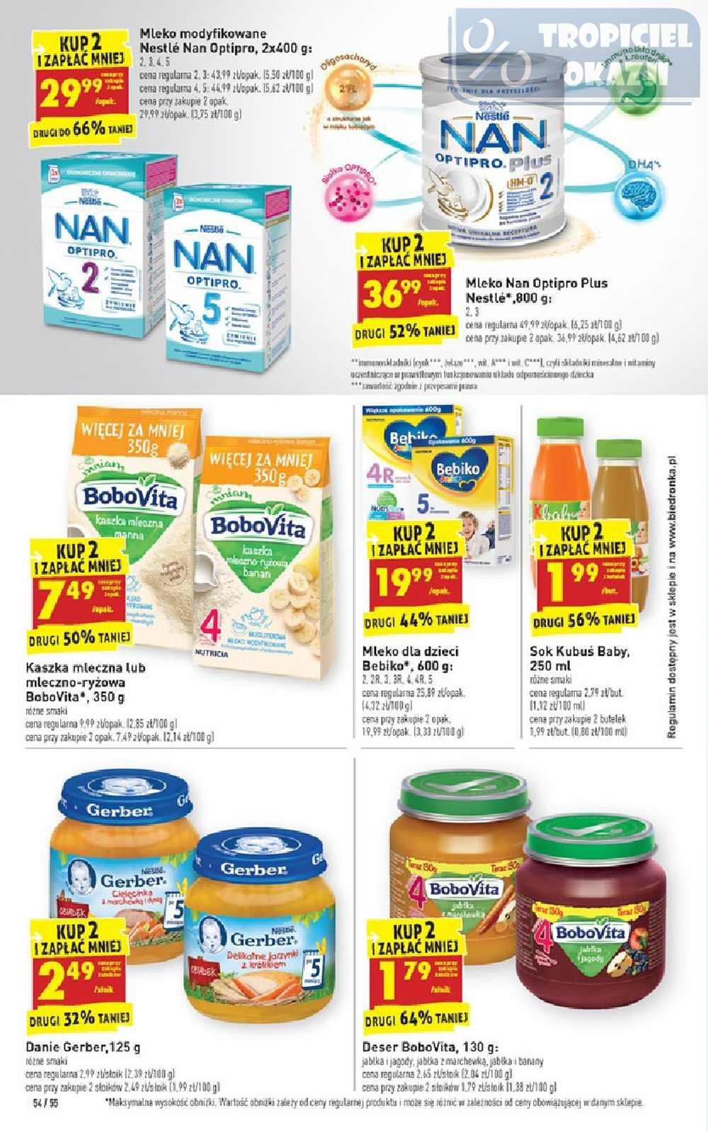Gazetka promocyjna Biedronka str. 54