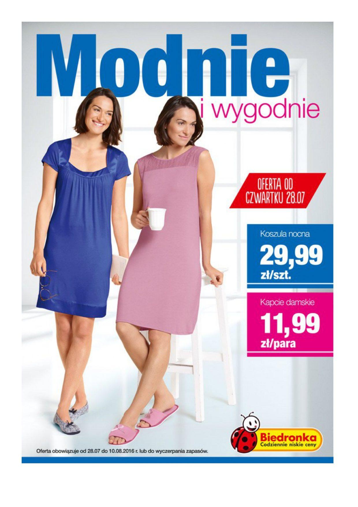 Gazetka promocyjna Biedronka str. 1