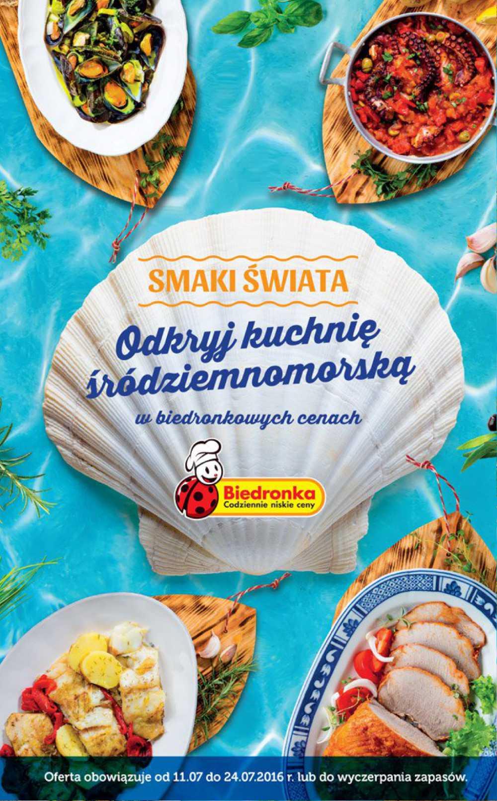 Gazetka promocyjna Biedronka str. 1