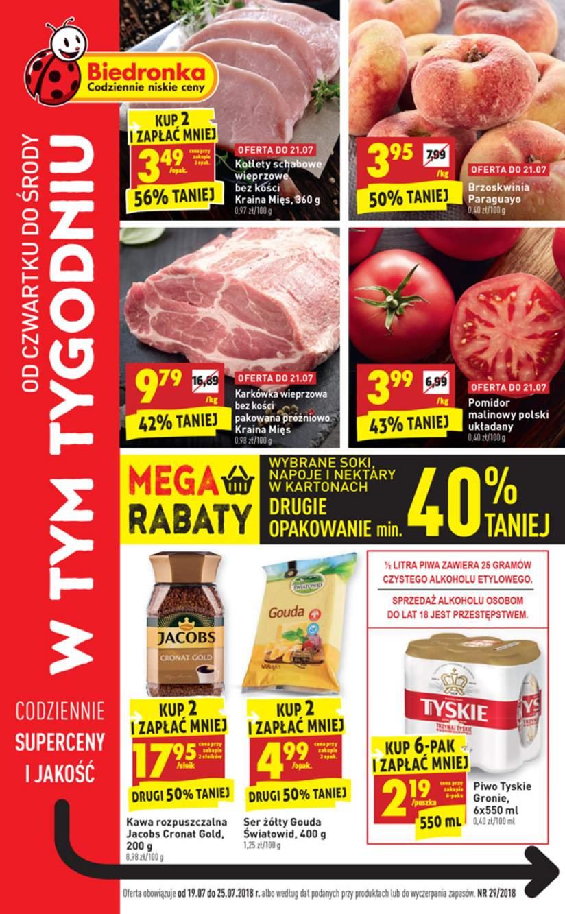 Gazetka promocyjna Biedronka str. 1