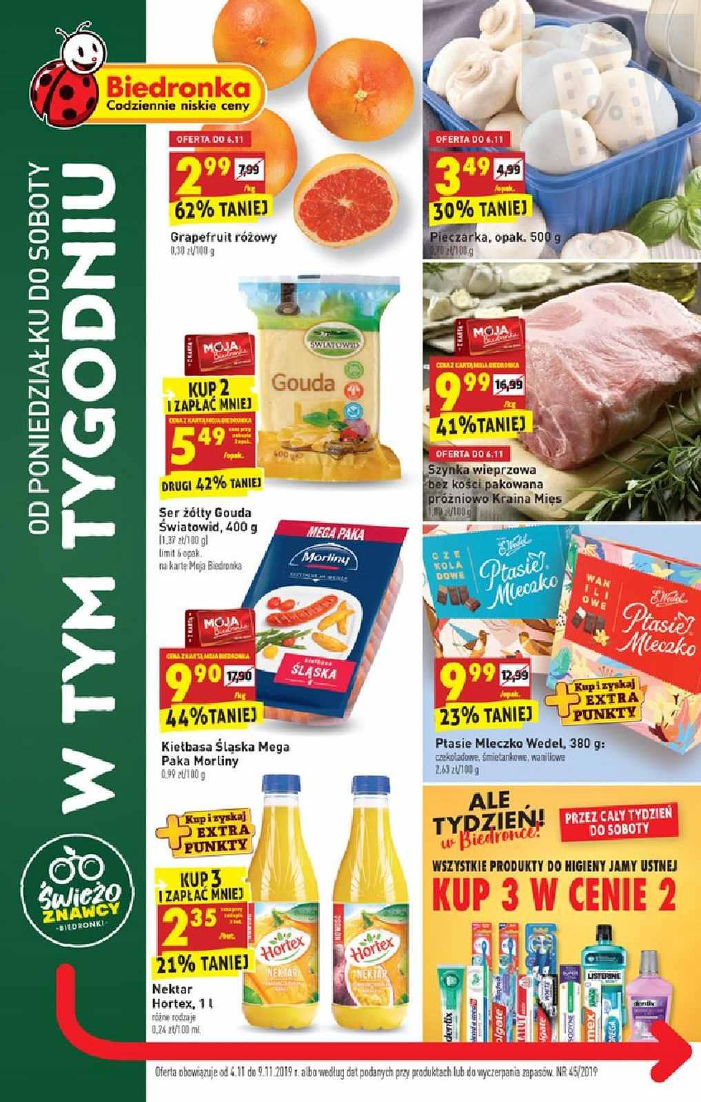 Gazetka promocyjna Biedronka str. 1