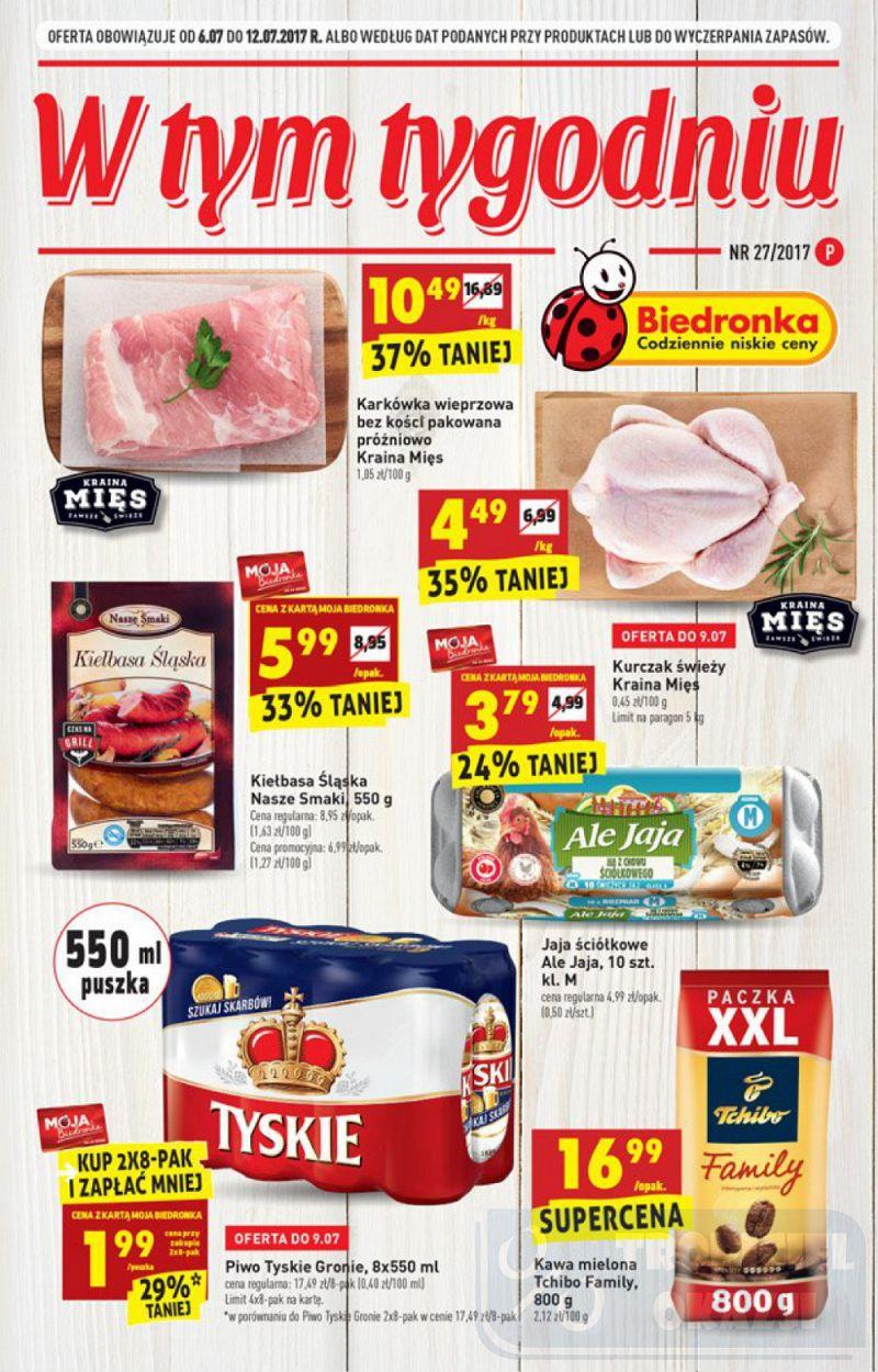 Gazetka promocyjna Biedronka str. 1