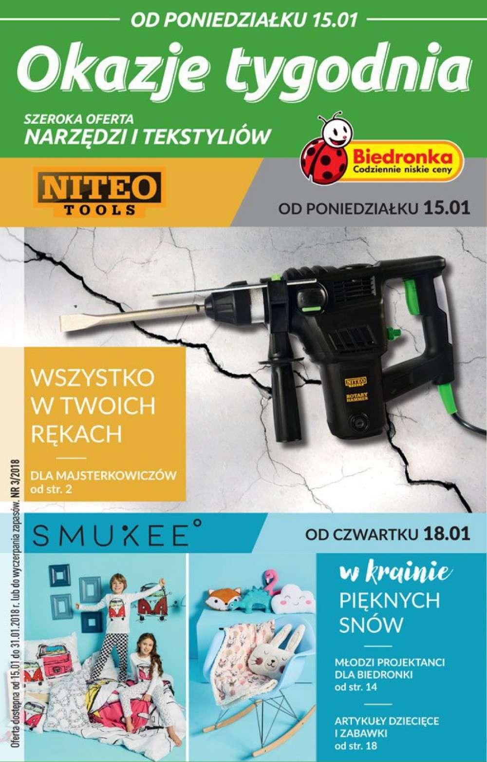 Gazetka promocyjna Biedronka str. 1