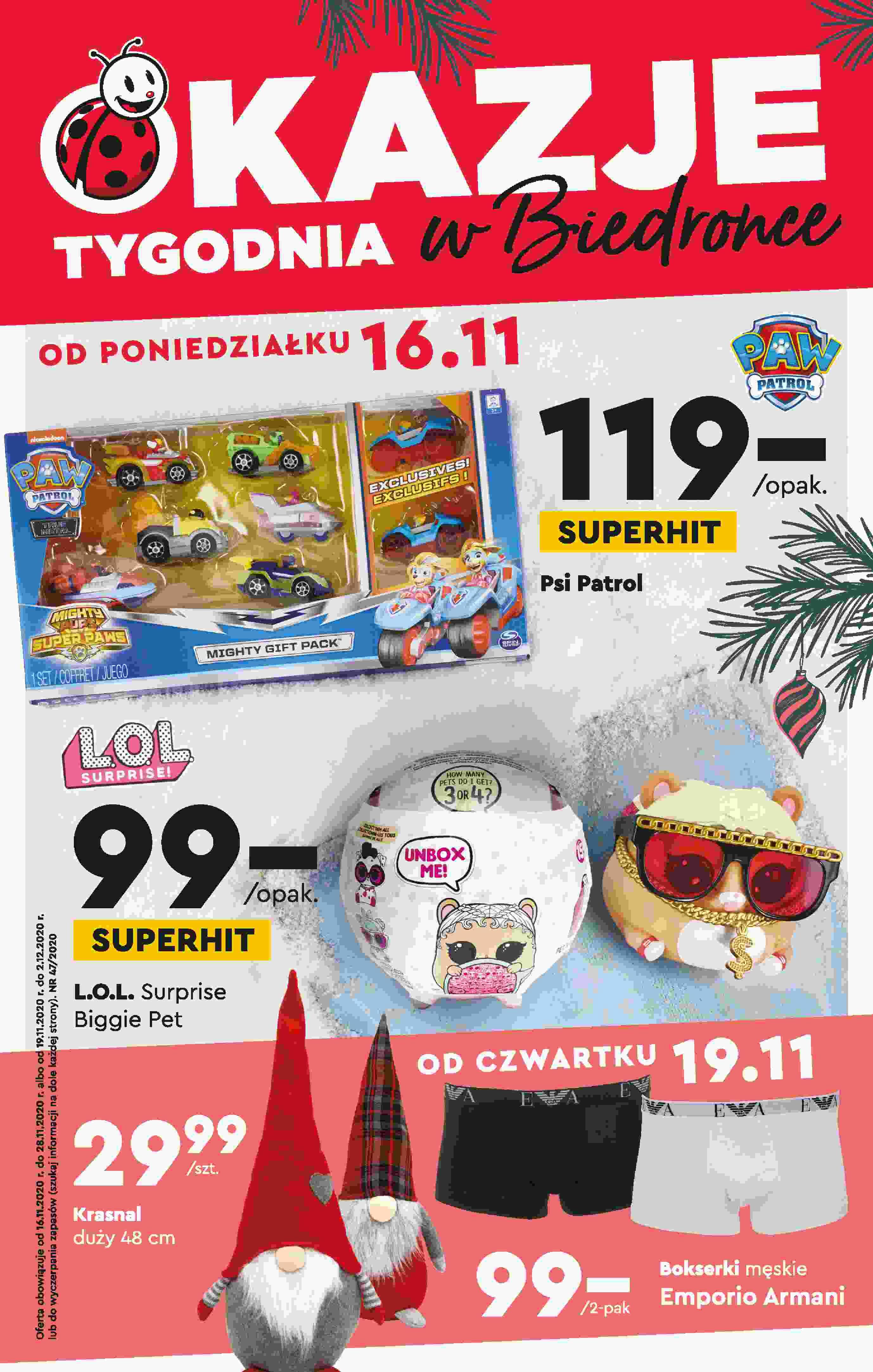 Gazetka promocyjna Biedronka str. 1