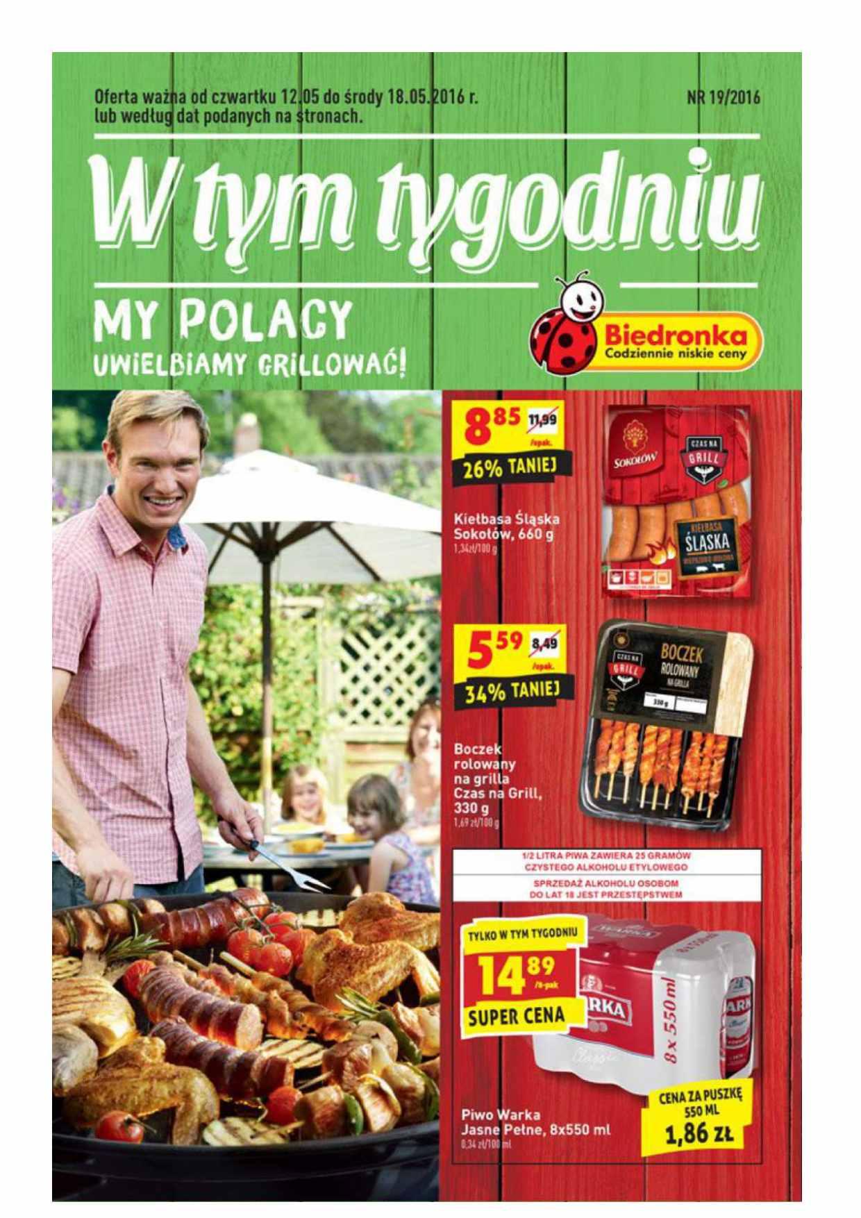 Gazetka promocyjna Biedronka str. 1